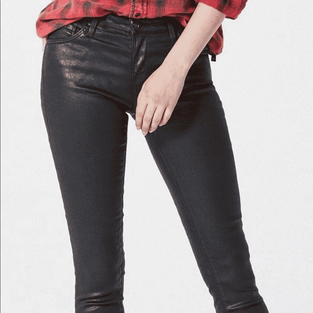 AG Leather-like jean skinny ankle 25R